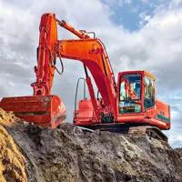 Ravensburger - bouwmachines aan het werk puzzel 3x49st. - thumbnail