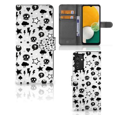 Telefoonhoesje met Naam Samsung Galaxy A14 4G Silver Punk Telefoonhoesje met Naam Samsung Galaxy A14 4G Silver Punk