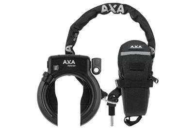 AXA Defender + RLC 100 Frameslot Ketting en tas - Zwart AXA Defender + RLC 100 Frameslot Ketting en tas - Zwart