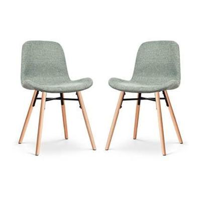 Nolon Nena-Fé Eetkamerstoelen Set van 2 - Zacht Groen - Hout