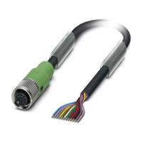Phoenix Contact 1430637 Sensor/actuator connector, geassembleerd M12 Aantal polen (sensoren): 12 Bus, recht 5.00 m 1 stuk(s) Piece - thumbnail