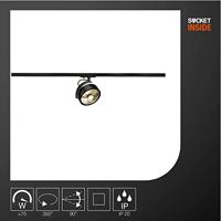 SLV Kalu Track 143540 230V-railsysteem lamp GU10 Zwart (mat) - thumbnail