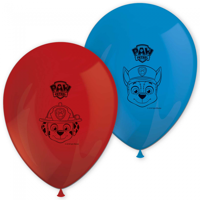 Paw Patrol Ready For Action Ballonnen 8 Stuks Rood/Blauw - thumbnail