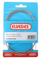 Elvedes versnellingsbinnenkabel Shimano 2.25 m 1,1 mm 6472 zilver - thumbnail