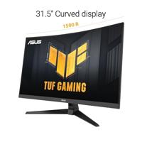ASUS TUF Gaming VG32WQ3B 31,5 inch gaming monitor (QHD, gebogen, 180 Hz, ELMB, FreeSync, 1ms GTG (minimaal 0,5 ms), 90% DCI-P3, HDR, DisplayWidget Center) - thumbnail