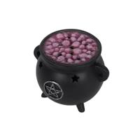 Wierook Brander Heksenketel Pentagram - 10 x 9 x 8 cm - thumbnail