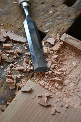 Kirschen Steekbeitel | snedeb. 10mm + 2 stalen klemgereedsch. | heft van wit beukenhout Ulm vorm | 1 stuk - 1001010 - 1001010