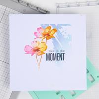 Sizzix • layered stencil flowers - thumbnail