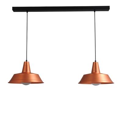 Masterlight Retro eettafellamp roodkoperIndustria 2x35 - 2546-55-55-S-100-2