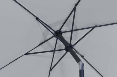 Feel furniture Parasol Kantelbaar 3 meter Lichtgrijs