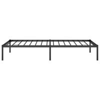 Bedframe metaal zwart 90x190 cm - thumbnail