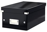 Leitz DVD-hoes 22 DVDs Gelamineerd karton Zwart 1 stuk(s) (b x h x d) 19 x 13.5 x 32 cm 6042-00-95 - thumbnail