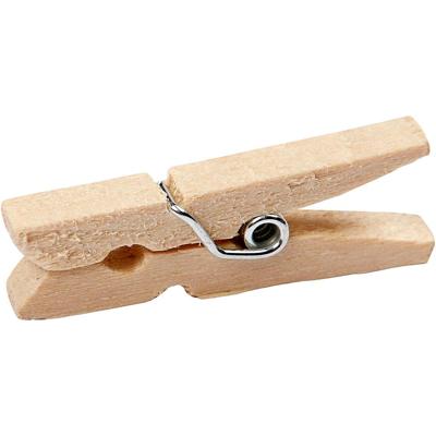 Creativ Company Wasknijpers, l: 30 mm, b: 3 mm, 30 stuk/ 1 doos