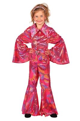 Glittercatsuit Kind pink Glittercatsuit Kind pink