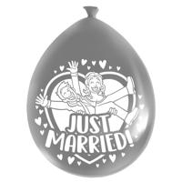 Party Ballonnen Just Married (8st) - thumbnail