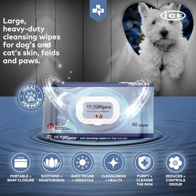 CLX Wipes voor hond en kat 40 stuks