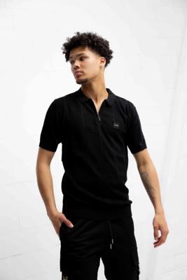 Quotrell Arena Polo Heren Zwart - Maat M - Kleur: Zwart | Soccerfanshop