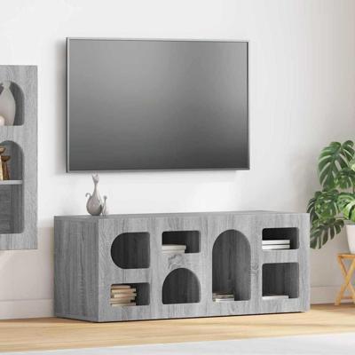 TV-kast Grijs Sonoma 100 x 35 x 40 cm Bewerkt hout