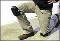 Leipold Doehle 2485 Kunststof kniebeschermer EN 14404 DIN 14404 Kwaliteitsniveau: 0 Zwart 2 stuk(s) - thumbnail