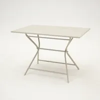 Inklapbare tuintafels GLOBE 110x70 Cream - thumbnail