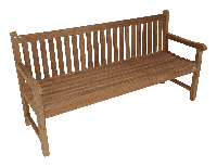 Lesli Living | teakhouten tuinbank | 180cm - thumbnail