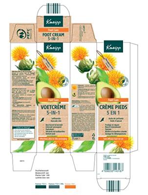 Kneipp Voetverzorging Voetcrème 5-in-1 Crème Diabetici 75ml
