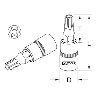 KS Tools 918.1472 9181472 Verwisselbare kop