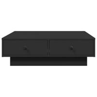 Salontafel 90x90x28 cm spaanplaat zwart - thumbnail