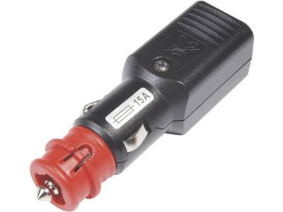 ProCar Universalstecker NG 15A mit zwangsgeführter Zugentlastung, mit Sicherung Universele stekker NG 15A met geforceerd geleide trekontlasting, met zekering