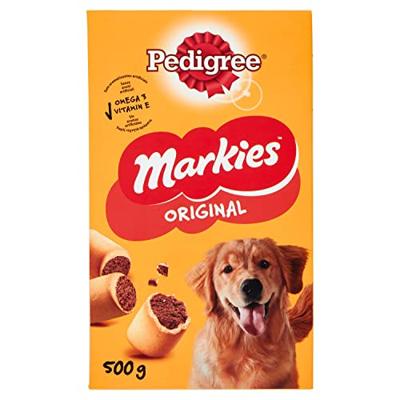 Pedigree Markies Gevuld Met Merg Vlees&Vlees - Hondensnacks - 500 g Pedigree Markies Gevuld Met Merg Vlees&Vlees - Hondensnacks - 500 g