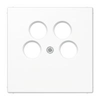 Jung LS990-4SAT2WW Televisie, radio, satelliet, Televisie, radio Afdekking 1-voudig Wit 1 stuk(s) - thumbnail