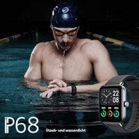 Smartwatch beafon WATCH 101 1,8" Zwart Grijs - thumbnail