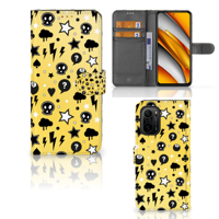 Telefoonhoesje met Naam Poco F3 | Xiaomi Mi 11i Punk Geel - thumbnail