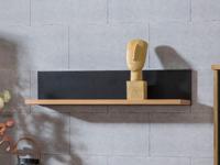 Wandplank LAVIDA 90 cm artisan eik/zwart - thumbnail
