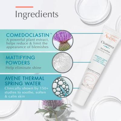 Avène Cleanance Matterende verzorging, Hydraterend & verminderd talg, Vette huid 40ml