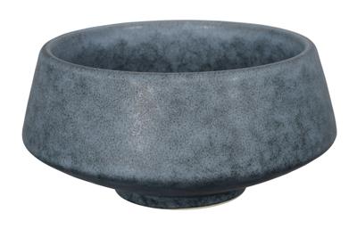Japanse donkergrijze porseleinen kom - Tokyo Design Studio Nezumi - 750ml - 16 x 7.7cm