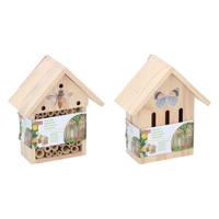 Houten Insectenhotel Vlinders/Bijen - thumbnail