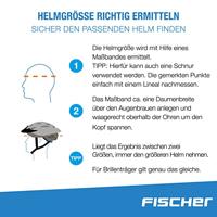 FISCHER FAHRRAD Urban Lano S/M MTB fietshelm Wit, Zwart Confectiemaat: M - thumbnail