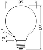 OSRAM HOMELIGHTING 4058075839540 LED-lamp Energielabel A (A - G) E27 5 W Warmwit 1 stuk(s) - thumbnail