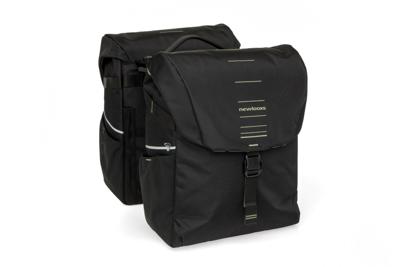 Newlooxs New looxs dubbele tas "vigo double mik 2.0". new looxs twin bags vigo double sw / green