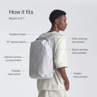 Urth Norite 24L Backpack + Camera Insert (Ash Grey) - thumbnail
