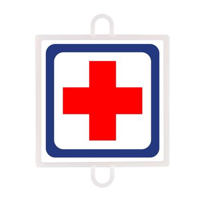 TRAFFIC SIGN PANEL INDICATION No. 1 (FIRST AID STATION)
