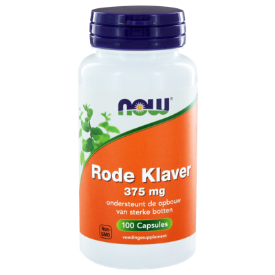 NOW Rode Klaver 375mg Capsules 100st