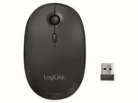 LogiLink ID0204 Muis Bluetooth, Radiografisch Optisch Zwart 1600 dpi Oplaadbaar - thumbnail