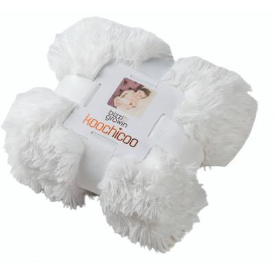 Bizzi Growin deken Koochicoo 100 x 100 cm pluche/dons