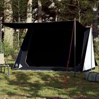 VidaXL Tent 2-persoons waterdicht verduisterend stof wit - thumbnail