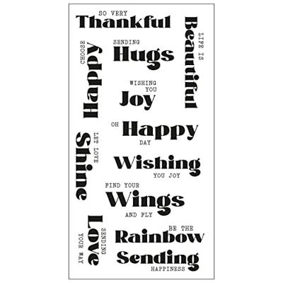 Sizzix • clear stamps set good vibes nr4 12pieces