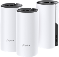 TP-Link Deco M4 3-Pack 867 Mbit/S Tabletop Router zwart, wit - thumbnail