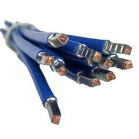 SEP bedrading 10mm2 l=350mm blauw 105gr. - thumbnail