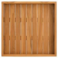 VidaXL Dienblad 50x50 cm massief teakhout - thumbnail